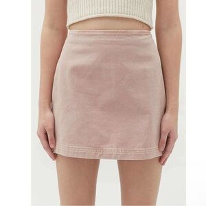Urban Outfitters BDG Sara Twill High-Waisted Mini Skirt Denim- NWT Medium